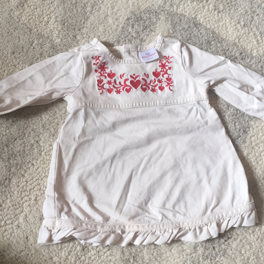 Embroidered long-sleeve dress from Hanna Andersson